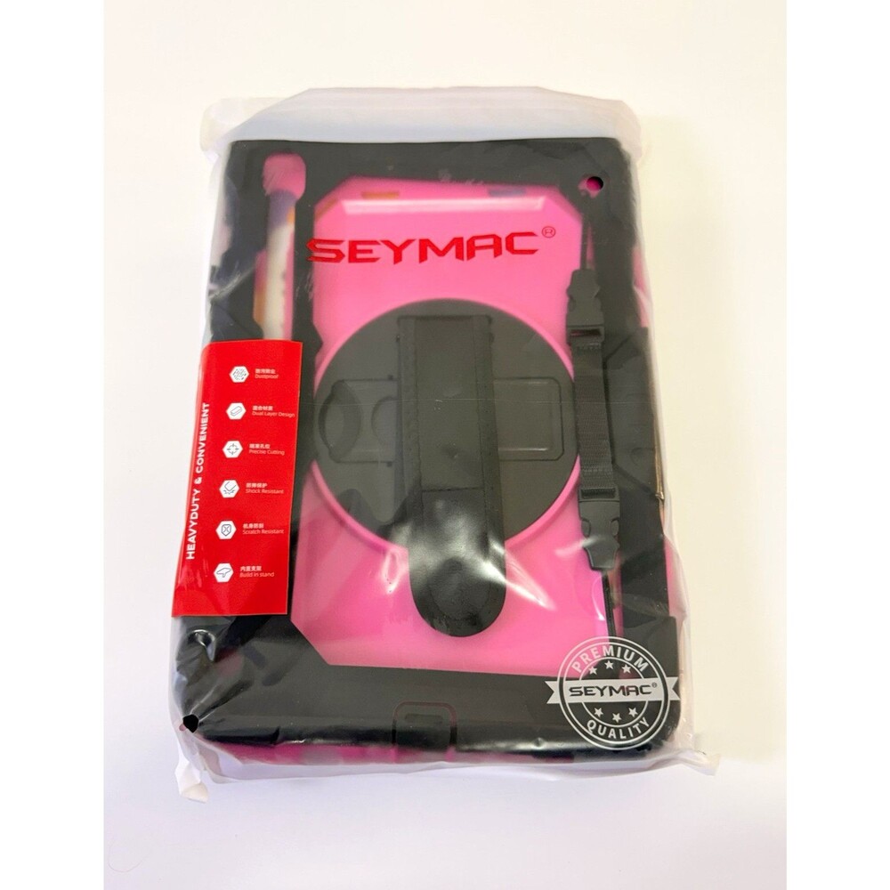 SEYMAC Samsung Galaxy Tab S9 S9 FE S10 FE 10.9/11” Rugged Case Pink